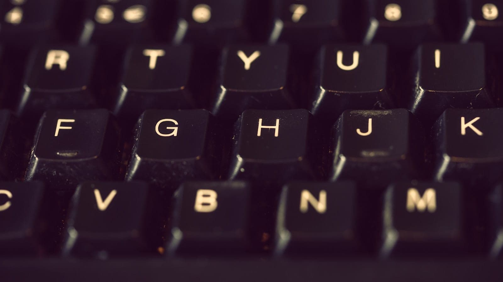 Platzhalter: Tastatur in Nahaufnahme